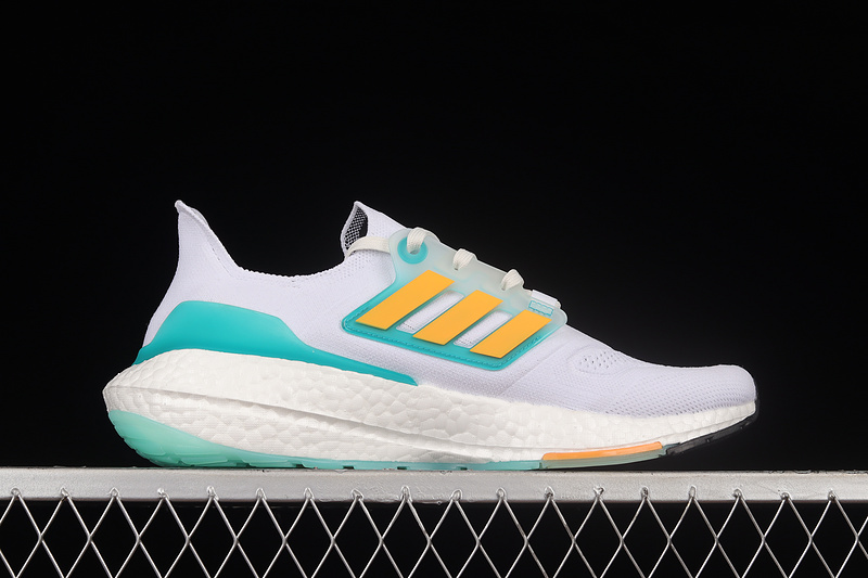 Ultraboost 22 White Mint Rush/Flash Orange 17