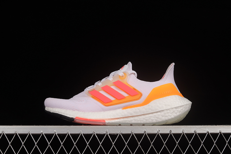 Ultra Boost 22 White/Pink/Orange 21