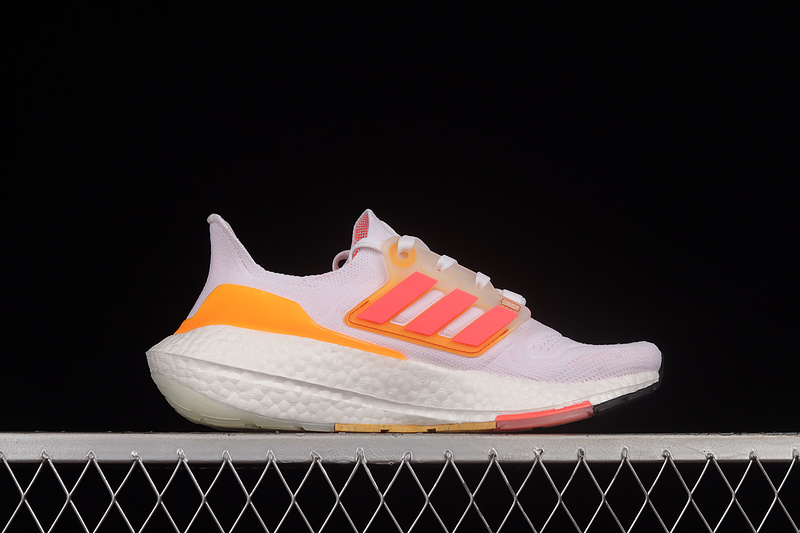 Ultra Boost 22 White/Pink/Orange 25