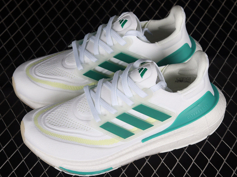 Ultraboost Light Running Shoes White Tint/Court Green/Blue Dawn 11