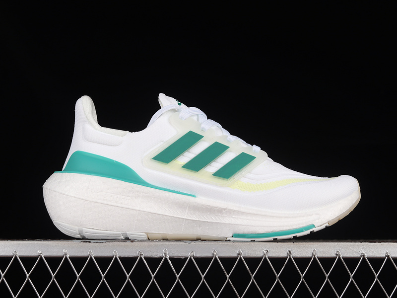 Ultraboost Light Running Shoes White Tint/Court Green/Blue Dawn 21