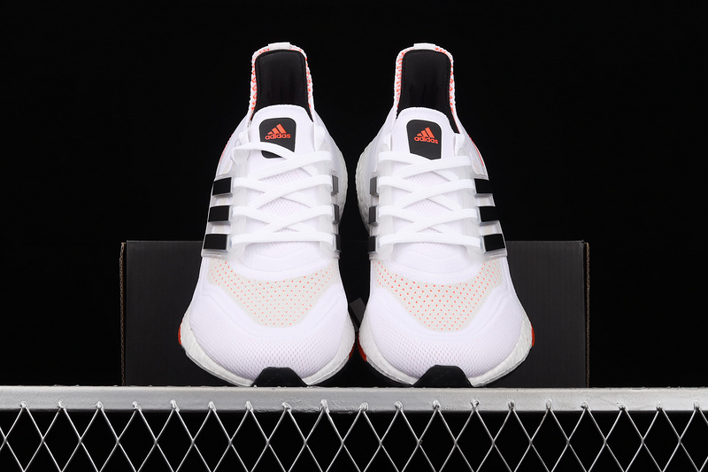 Ultraboost 21 Shoes Cloud White/Core Black/Solar Red 19