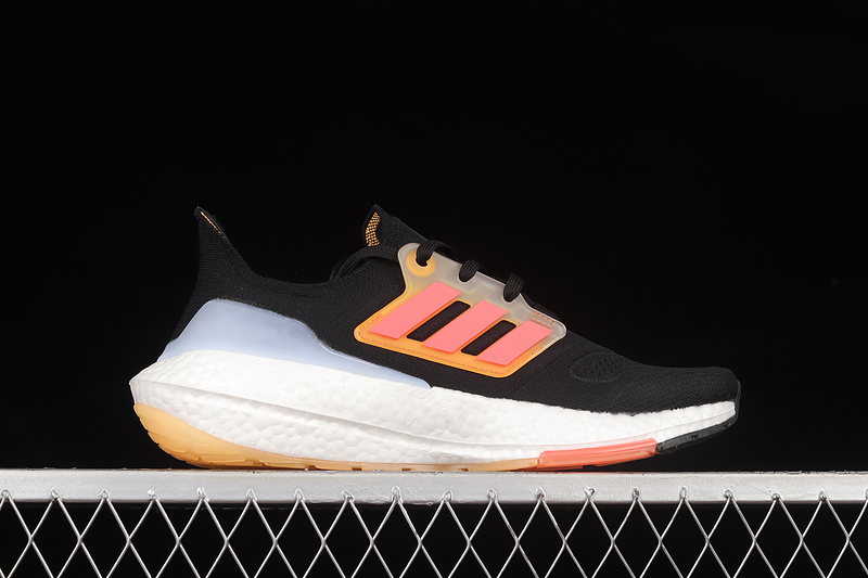 Ultraboost 22 Core Black/Orange/Core Black 3