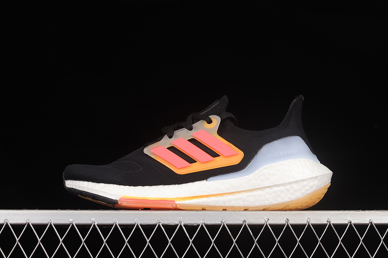 Ultraboost 22 Core Black/Orange/Core Black 13