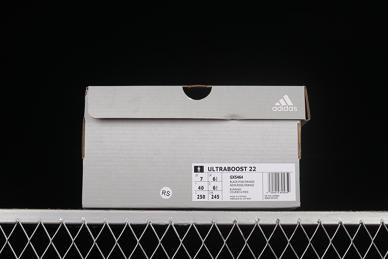 Ultraboost 22 Core Black/Orange/Core Black 21