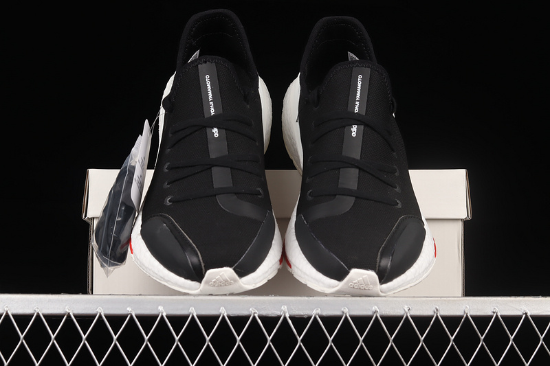 Y-3 X Ultraboost 21 Core Black/Red/Cloud White 25