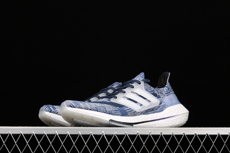 Ultraboost 21 Primeblue Shoes Crew Blue/Cloud White/Crew Navy 5