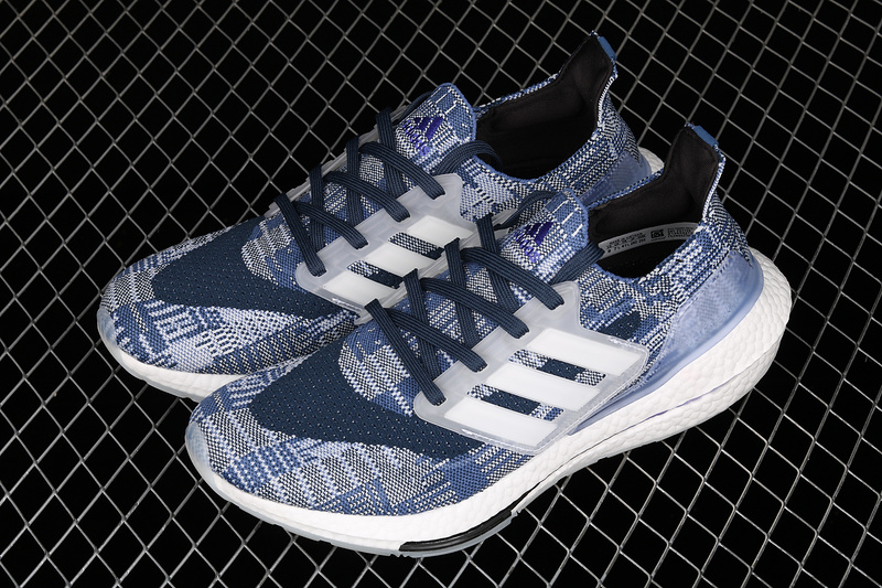 Ultraboost 21 Primeblue Shoes Crew Blue/Cloud White/Crew Navy 7