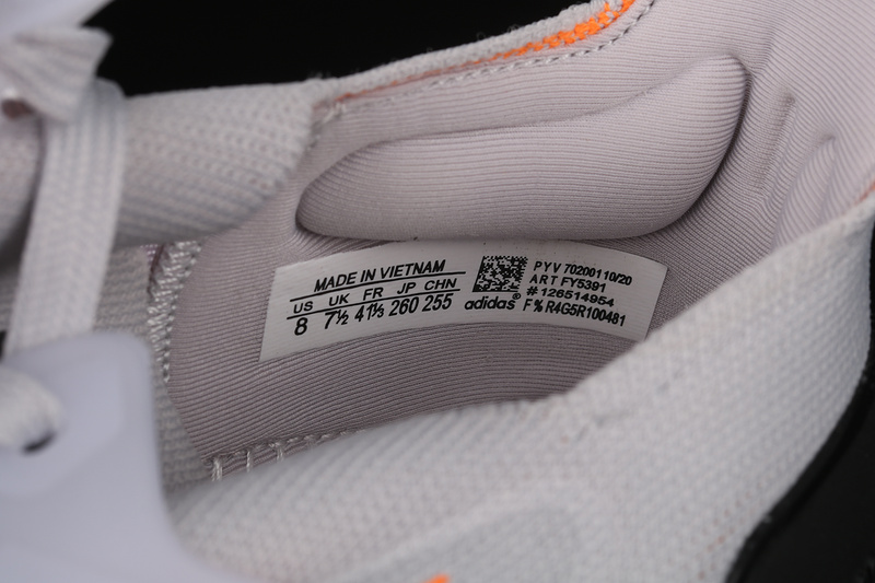 Ultra Boost 21 Consortium Light Grey/Cloud White/Orange 25