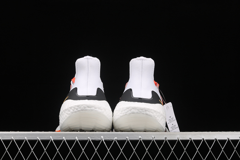 Ultra Boost 21 Consortium Cloud White/Core Black/Orange 9