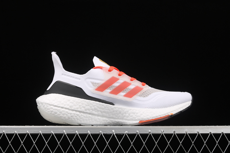 Ultra Boost 21 Consortium Cloud White/Core Black/Orange 29