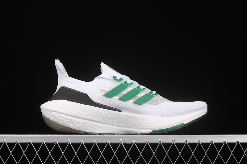 Ultraboost 21 Shoes Cloud White/Sub Green/Core Black 7