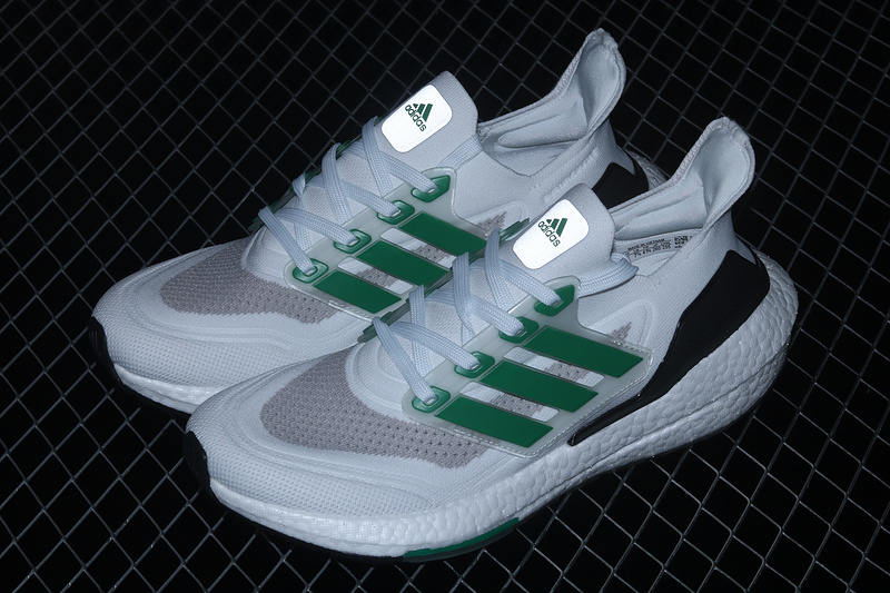 Ultraboost 21 Shoes Cloud White/Sub Green/Core Black 13