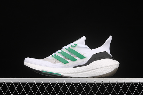 Ultraboost 21 Shoes Cloud White/Sub Green/Core Black 19