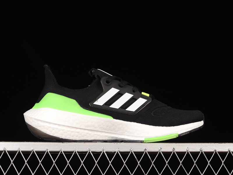 Ultraboost 22 Shoes Core Black/Cloud White/Solar Green 3