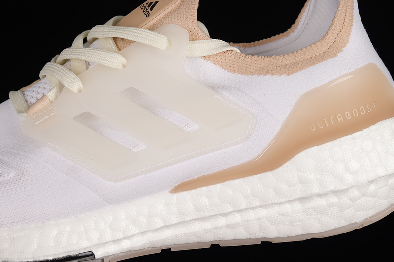 Ultraboost 22 Shoes Core White/Core White/Halo Blush 11