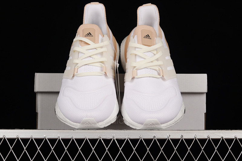 Ultraboost 22 Shoes Core White/Core White/Halo Blush 13