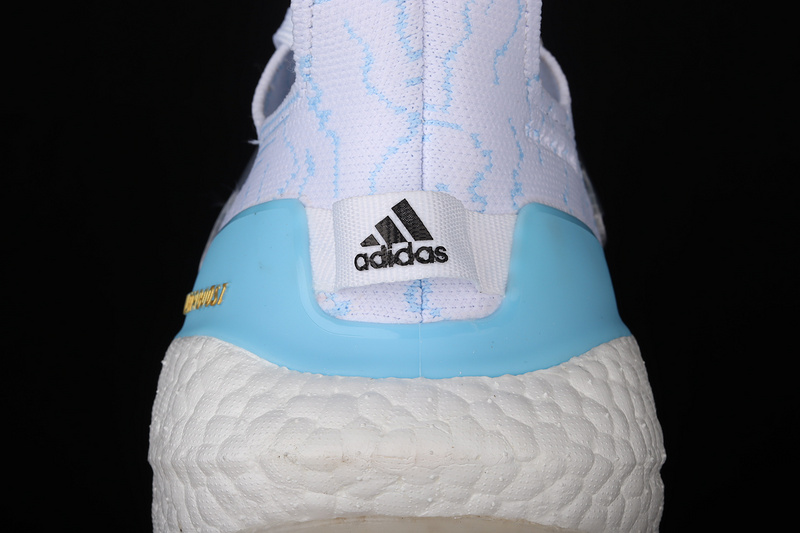 Ultraboost 21 Shoes Cloud White/Night Indigo/Clear Blue 9