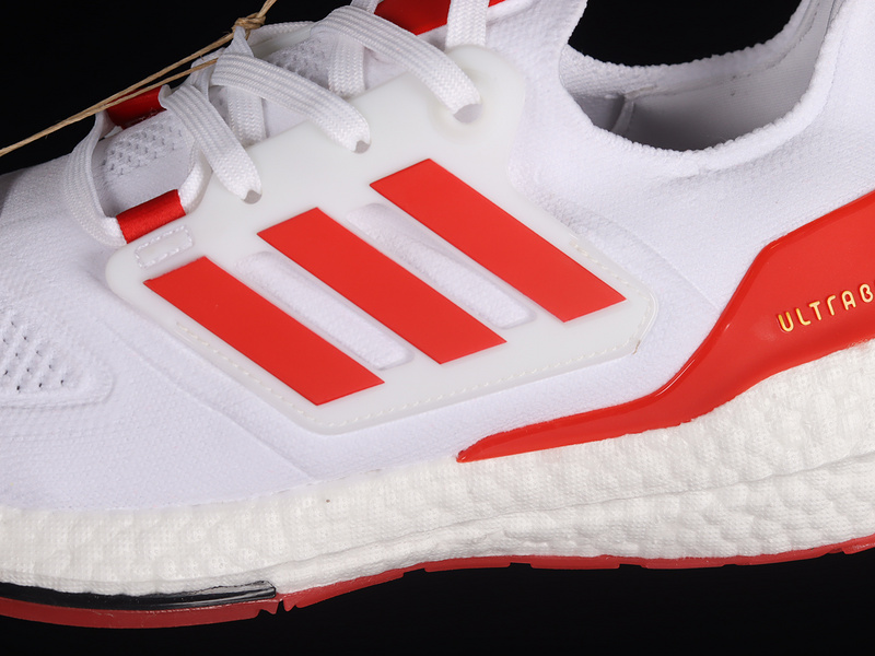 Ultraboost 22 Cloud White/Vivid Red/Beam Yellow 17