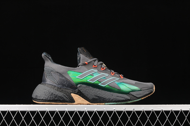 X9000l4 Shoes Grey Six/Acid Mint/Core Black 31