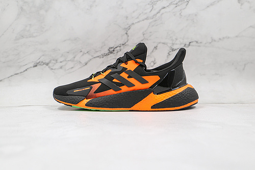 X9000l4 Boost Shoes Core Black/Core Black/Orange 5