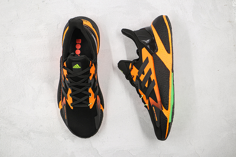 X9000l4 Boost Shoes Core Black/Core Black/Orange 17