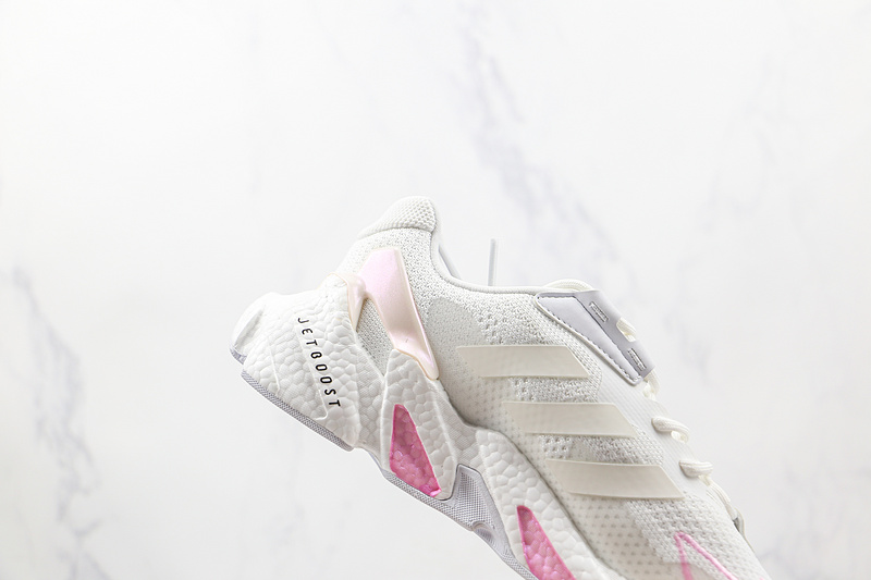 X9000l4 Boost Shoes Cloud White/Cloud White/Pink 13