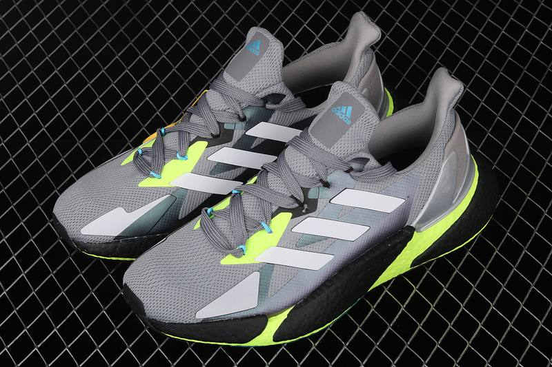 X9000l4 Boost Grey Three/White-Black-Green 5