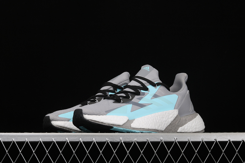 X9000l4 Boost Shoes Cool Grey/Ice Blue/White 27