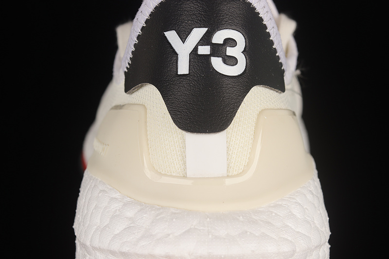 Y-3 Ultraboost 21 Core White/Red/Black 11