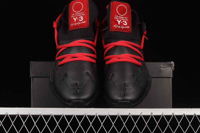 Y-3 Saikou Black/Red/Black 3