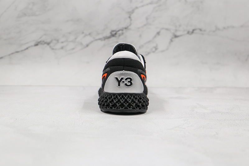 Y-3 Yuben Boot Core Black/Cloud White/Orange 13