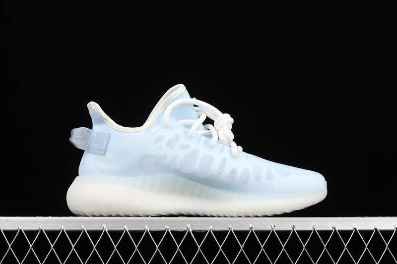 Yeezy Boost 350 V2 Mono Ice Ice Blue/Ice Blue/Ice Blue 17