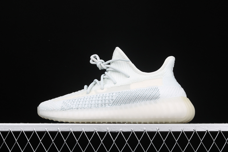 Zg Yeezy Boost 350 V2 White/Cloud White Reflective 3