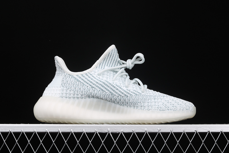 Zg Yeezy Boost 350 V2 White/Cloud White Reflective 9