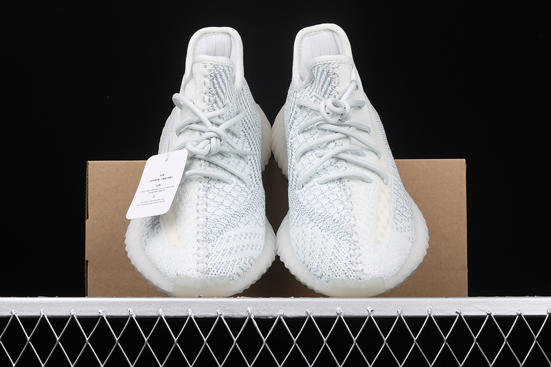 Zg Yeezy Boost 350 V2 White/Cloud White Reflective 15