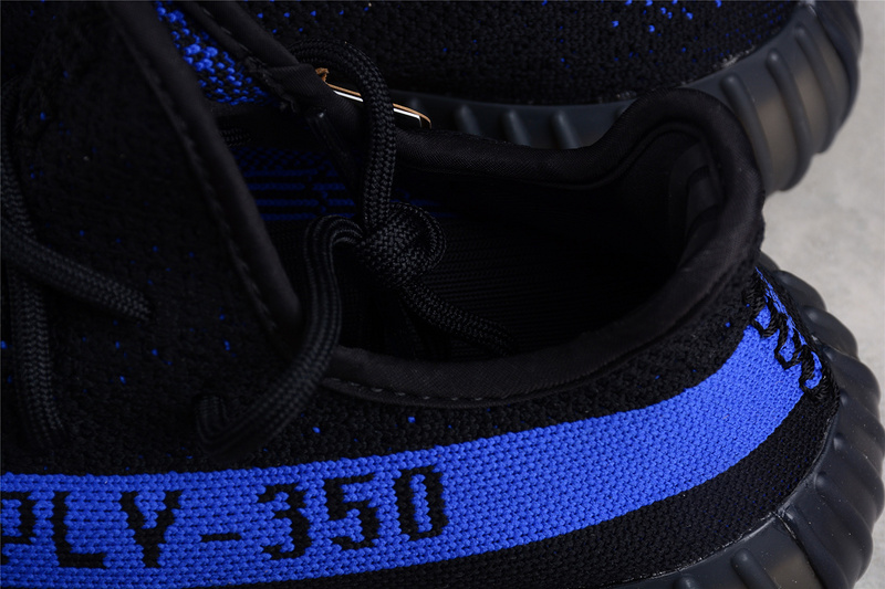 Yeezy Boost 350 V2 Core Black/Dazzling Blue-Core Black 5