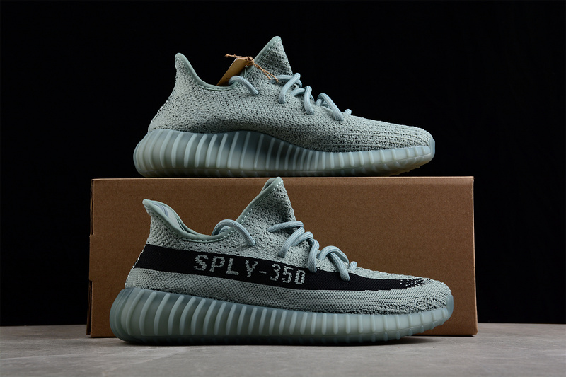 Yeezy 350 V2 Jade Ash/Salt/Core Black 5