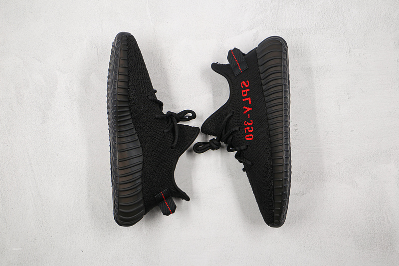 Yeezy Boost 350 V2 Bred Core Black/Core Black/Red 15