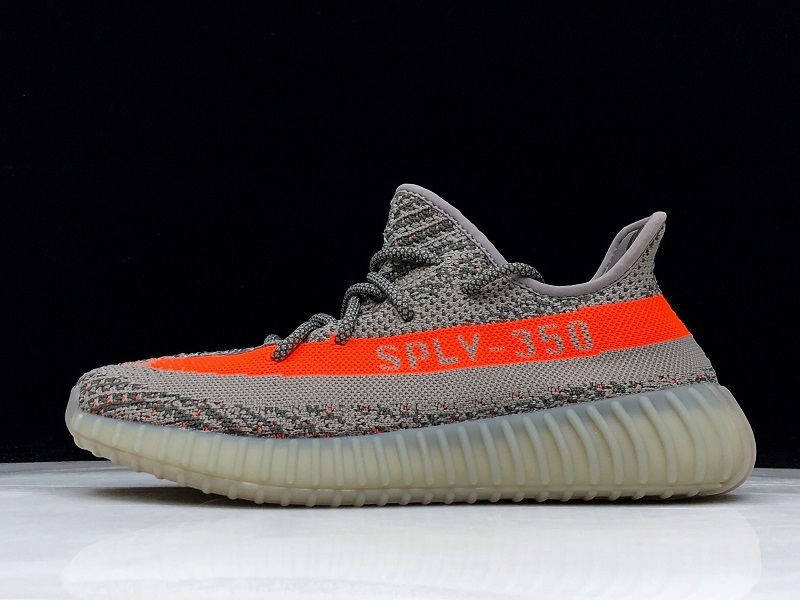 Og Yeezy Boost 350 V2 Steeple Gray/Beluga/Solar Red 13