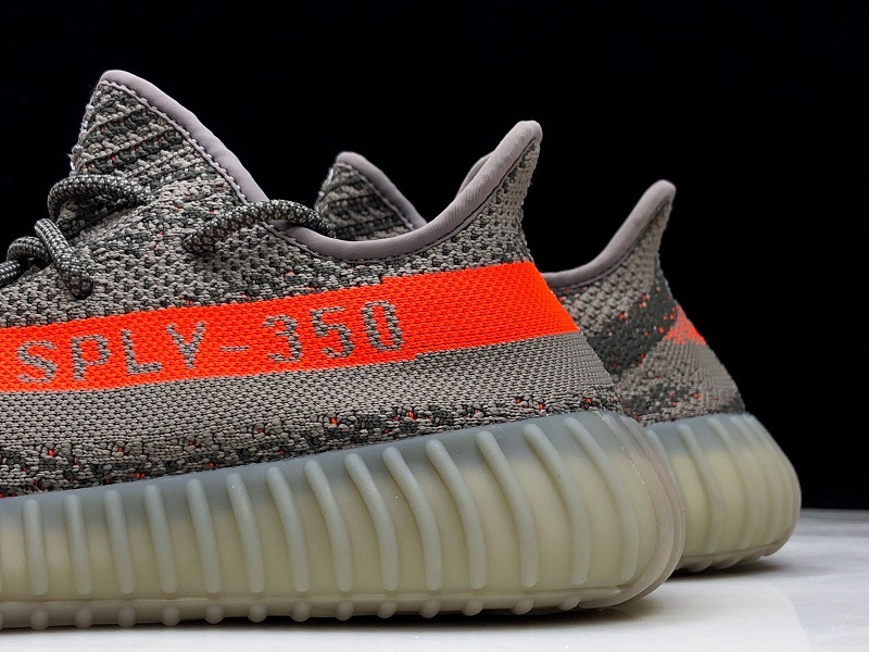 Og Yeezy Boost 350 V2 Steeple Gray/Beluga/Solar Red 21