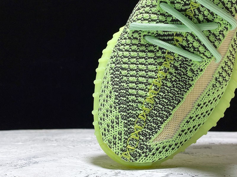 Og Yeezy Boost 350 V2 Fluorescent Green Yeezreel Reflect 3