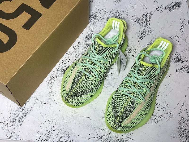 Og Yeezy Boost 350 V2 Fluorescent Green Yeezreel Reflect 5