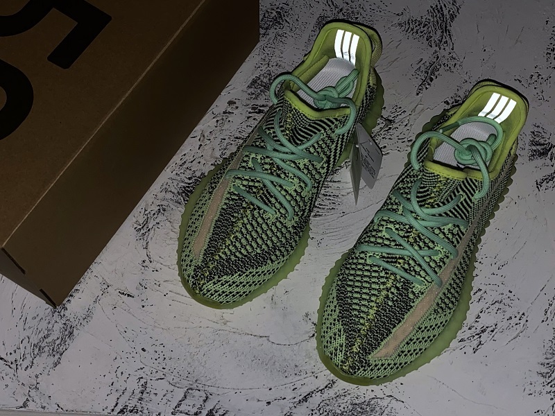 Og Yeezy Boost 350 V2 Fluorescent Green Yeezreel Reflect 15