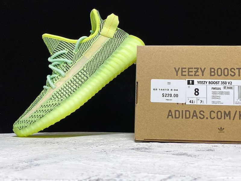 Og Yeezy Boost 350 V2 Fluorescent Green Yeezreel Reflect 25