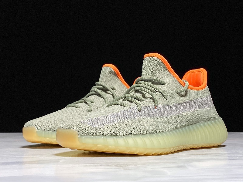 Pk Basf Yeezy Boost 350 V2 Desert Sage/Grey/Orange 3