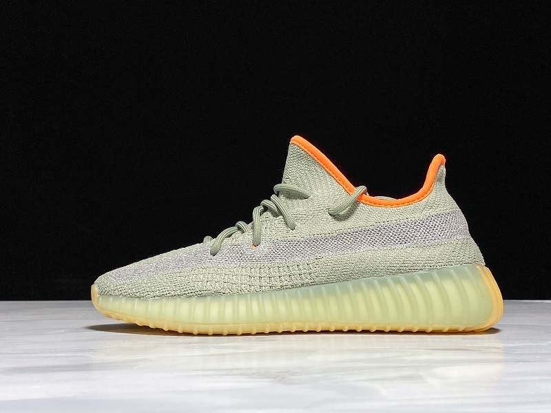 Pk Basf Yeezy Boost 350 V2 Desert Sage/Grey/Orange 13