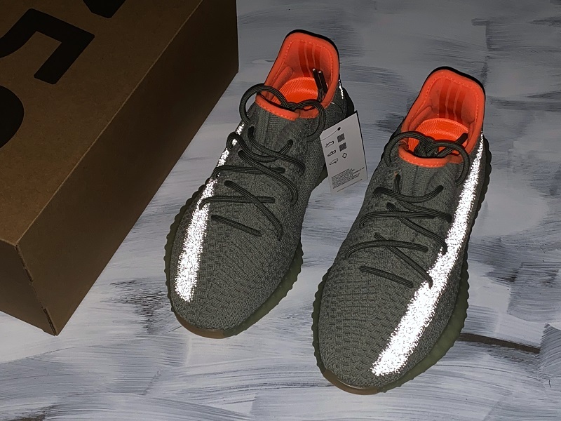 Pk Basf Yeezy Boost 350 V2 Desert Sage/Grey/Orange 17