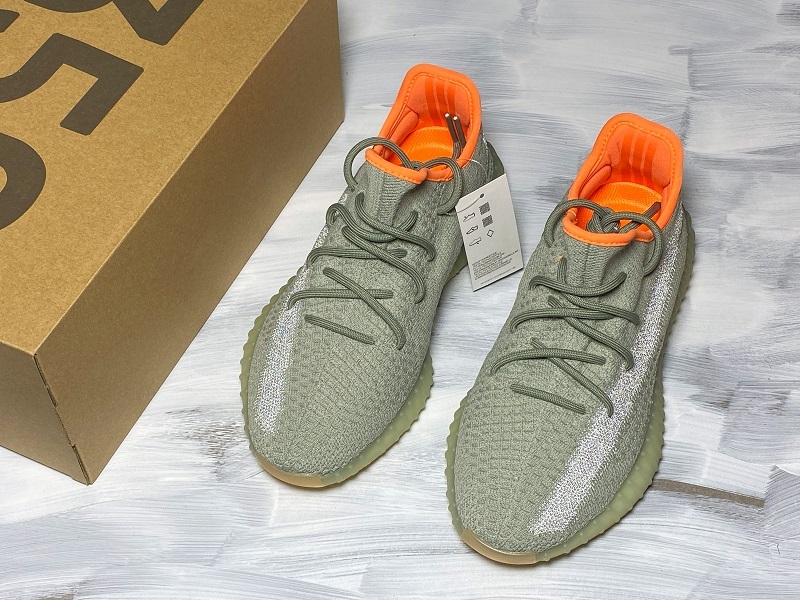 Pk Basf Yeezy Boost 350 V2 Desert Sage/Grey/Orange 19