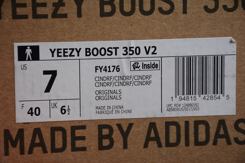 Yeezy Boost 350 V2 Cinder Reflective Cinder/Cinder/Cinder 7